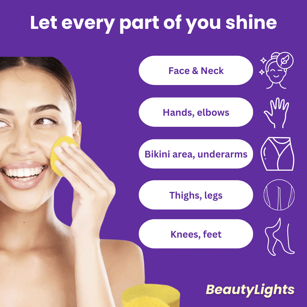 BeautyLights Original Turmeric & Kojic Acid Brightening Pads